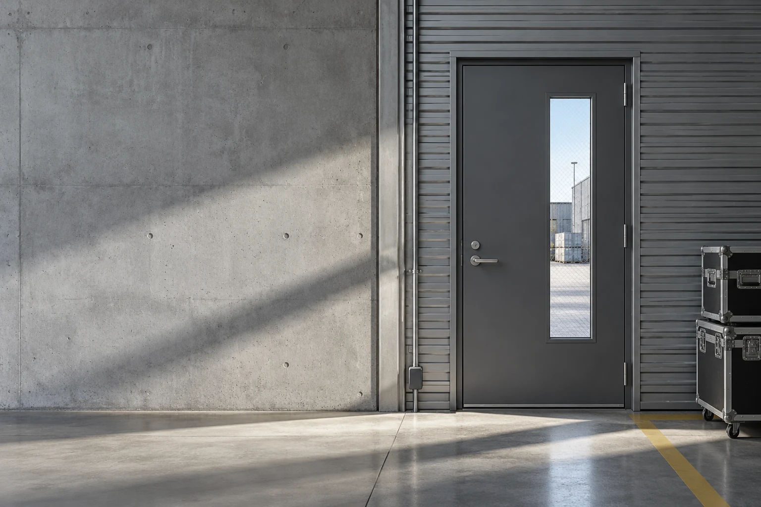 Industrial storage door and loading shutter